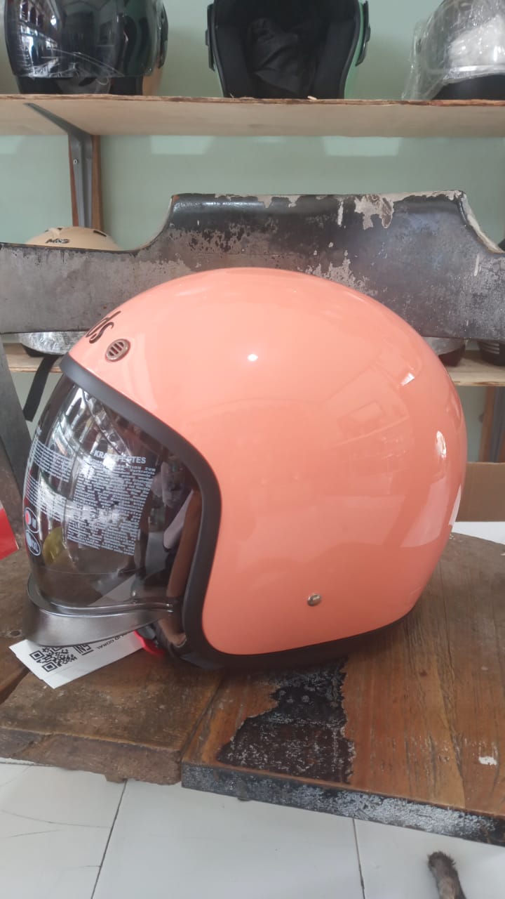 Retro Classic - Coral Orange - Motorcycle helmet - Rp 350.000